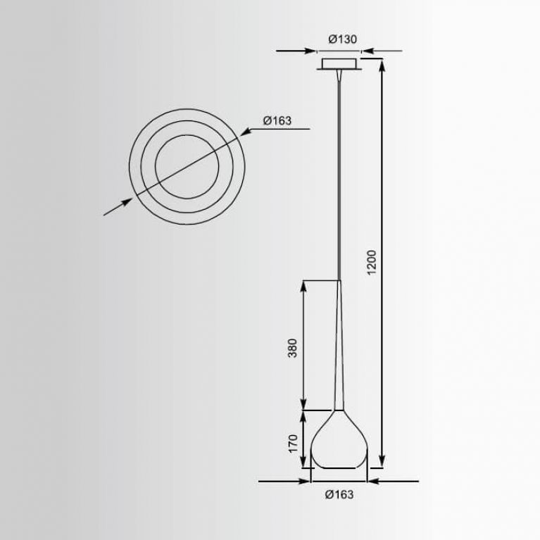 Подвесной светильник Zumaline Libra MD2128-1W