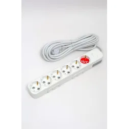 Удлинитель с/з 6вх с защитными шторками ELBI Myra 527-010205-621
