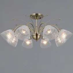 Люстра на штанге Illumico IL0594-8CSQ-25 AB AREZZO