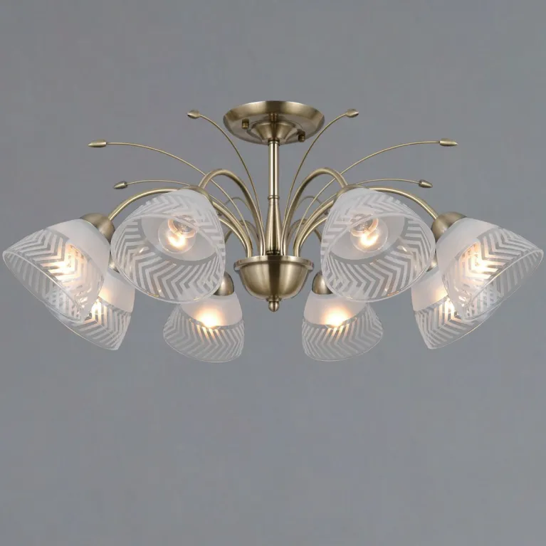 Люстра на штанге Illumico IL0594-8CSQ-25 AB AREZZO