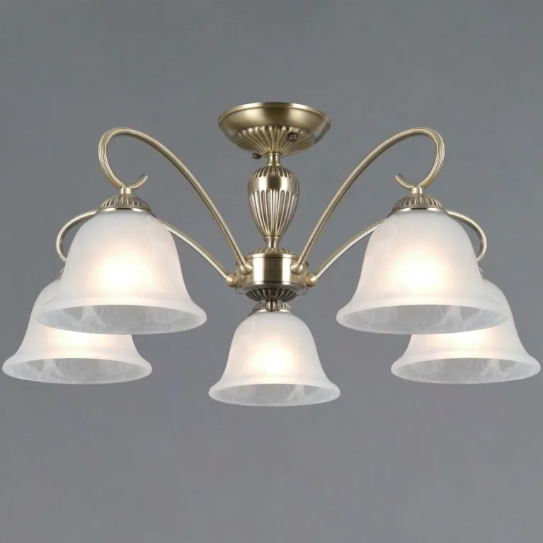 Люстра на штанге Illumico IL0696-5ASQ-25 AB AREZZO