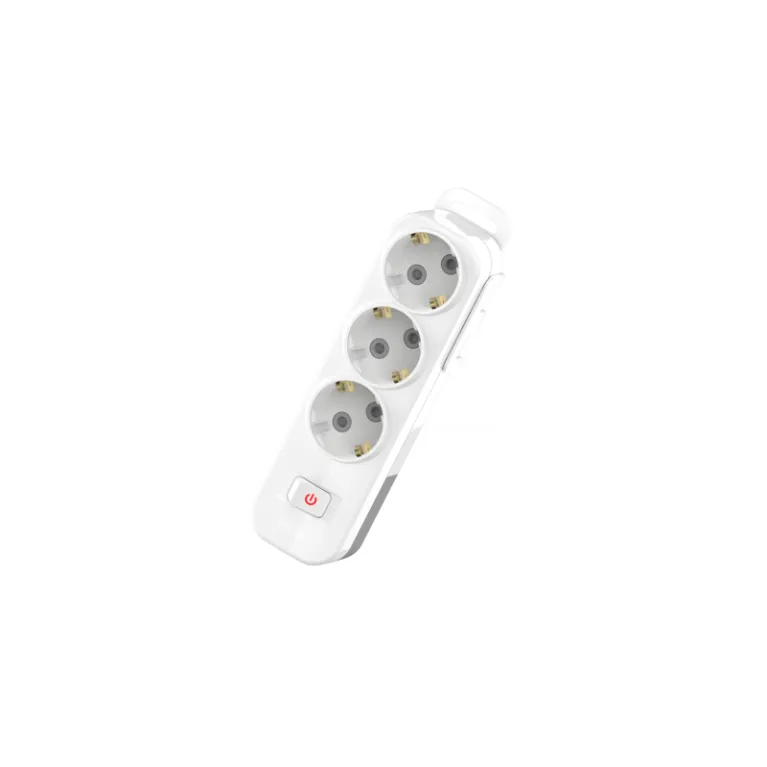 Колодка с/з 3вх с защитными шторками с включателем ELBI Myra 527-010200-302