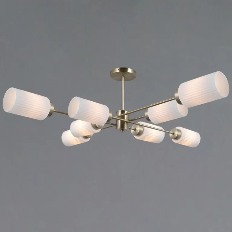 Люстра на штанге Illumico IL0737-8ASQ-25 AB NAPLES