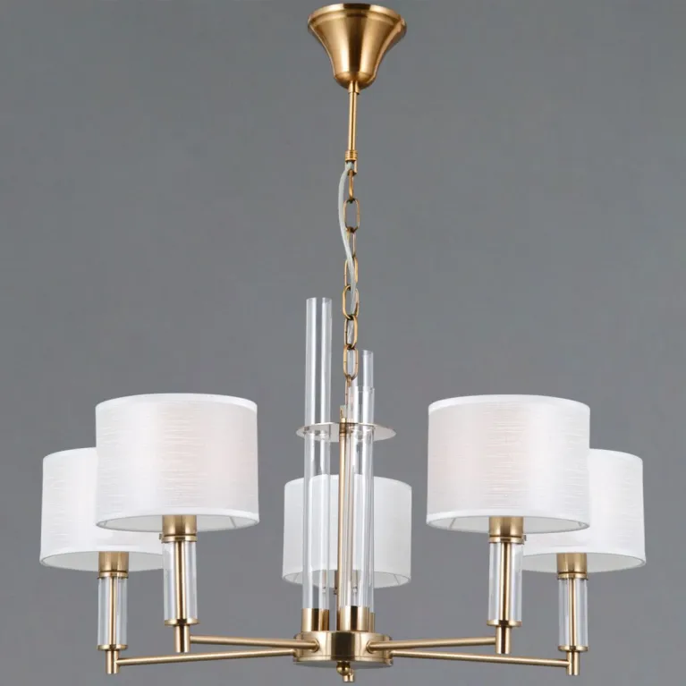 Подвесная люстра Illumico IL0755-5PSQ-25 BRASS GENOA