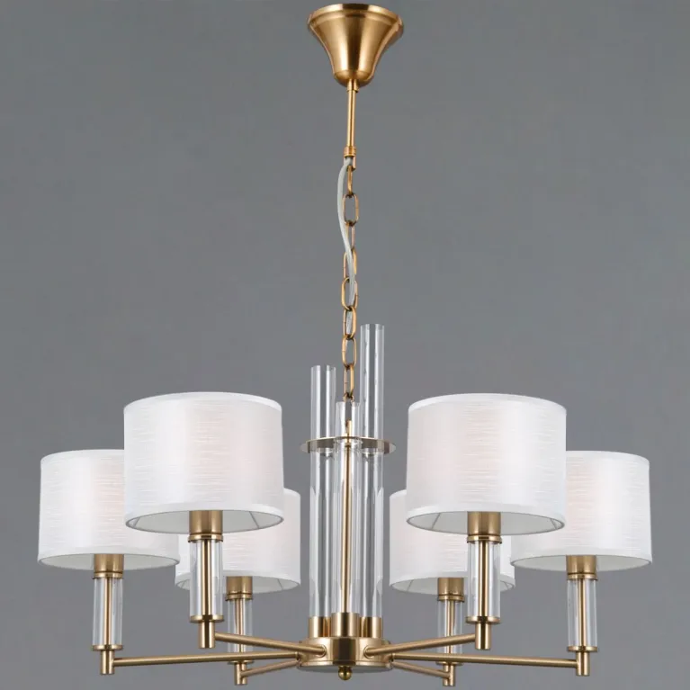 Подвесная люстра Illumico IL0755-6PSQ-25 BRASS GENOA