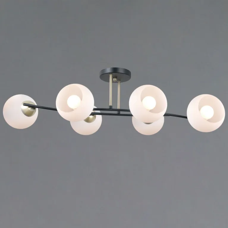 Потолочная люстра Illumico IL0798-6CSQ-25 BK AB TRENTO