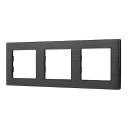 Рамка трехместная Arlight FRM-PRESTO-ALS-3-BK 043857
