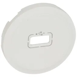 Лицевая панель Legrand Celiane розетки USB белая 068253