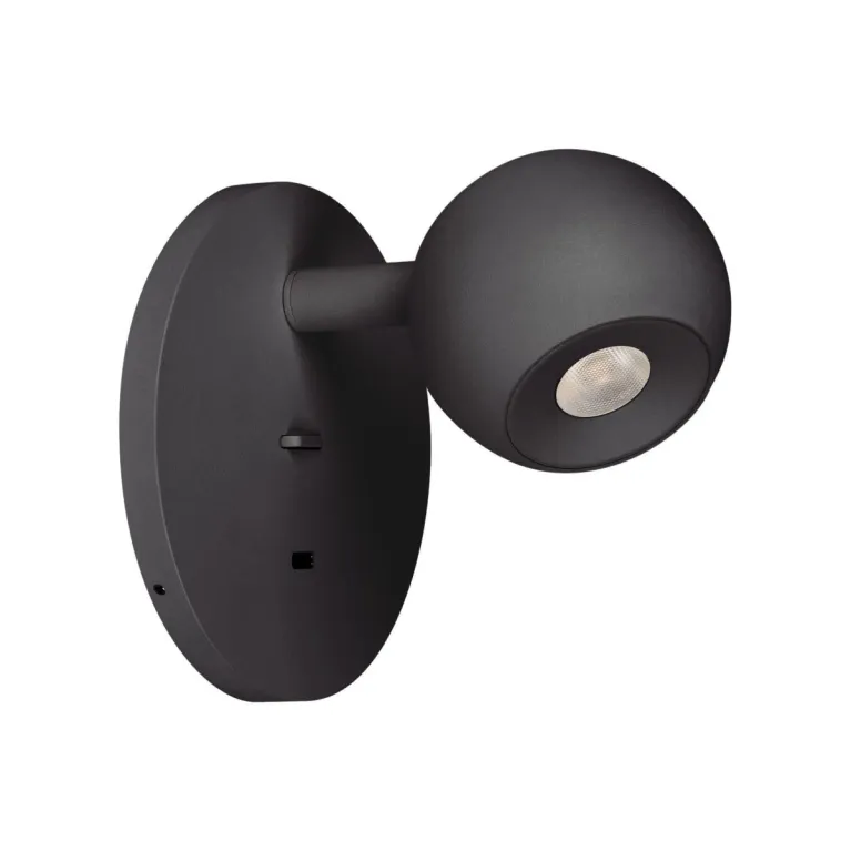 Настенный светильник Arlight SP-OTTORI-WALL-CHARGE-6W Warm3000 (BK, 30 deg, 230V, USB-C) 058480