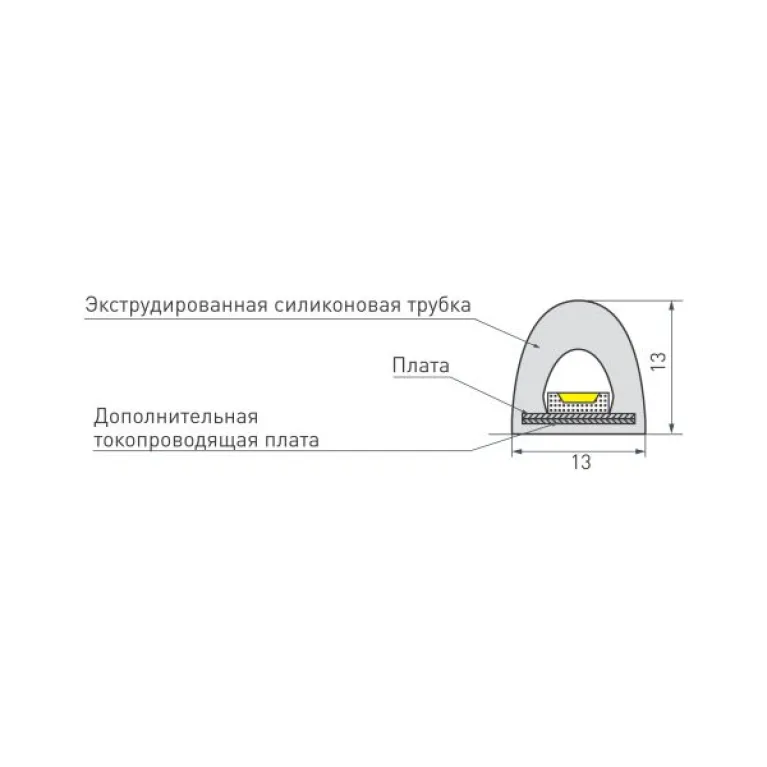 Светодиодная лента герметичная Arlight RTW-PWT-A180-13mm 24V Warm3000 (14.4 W/m, IP68, 2835, 5m) 024