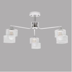 Люстра на штанге IMEX MD.4252-3-S-WH+CH