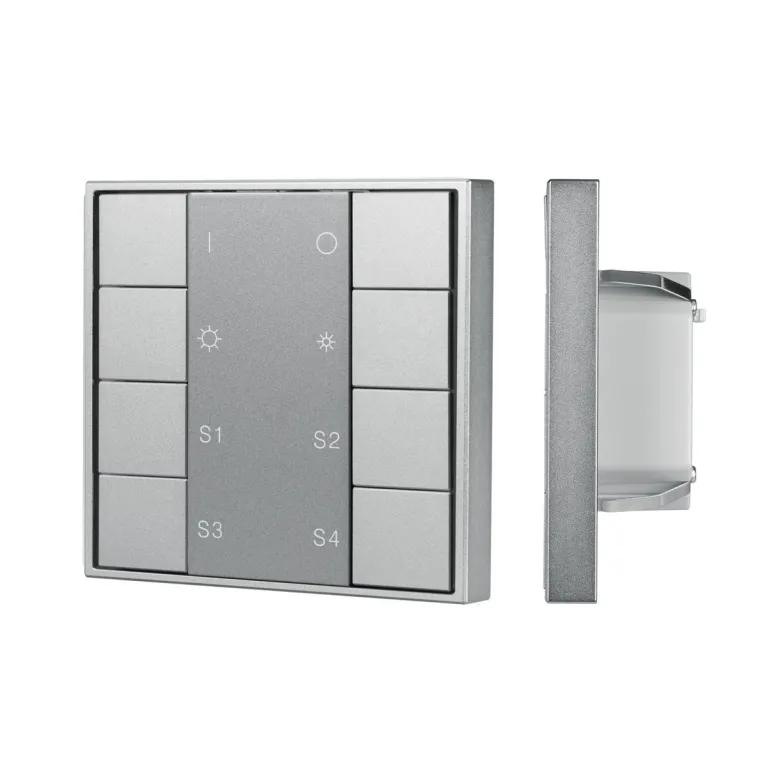 Кнопочная панель Arlight DALI-201-23-1G-4SC-DIM-DT6-IN Silver (BUS, Frame) 048187