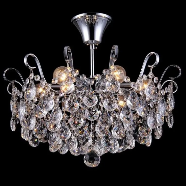 Потолочная люстра Natali Kovaltseva HAPPY DIAMONDS I 11546/6C CHROME