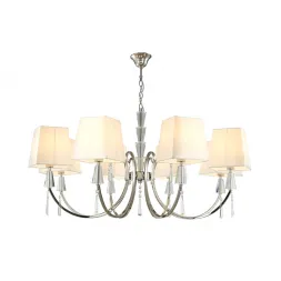 Подвесная люстра Crystal Lux MARSELA SP-PL8 NICKEL