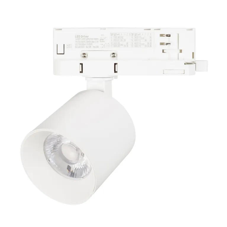 Трековый трехфазный светильник Arlight LGD-DYKE-4TR-R60-8W Warm3000 (WH, 50 deg, 230V, DALI) 058686