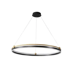 Подвесная люстра Crystal Lux FERNANDO SP88W LED D1000 BLACK/GOLD