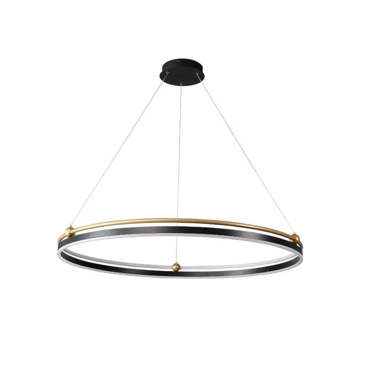 Подвесная люстра Crystal Lux FERNANDO SP88W LED D1000 BLACK/GOLD
