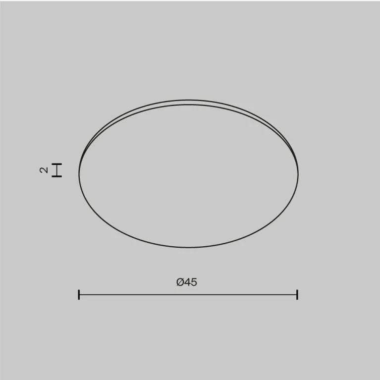 Стекло для пылевлагозащиты Maytoni Dip Glass001-D45