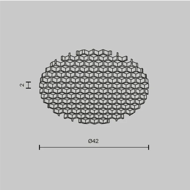 Антибликовый фильтр Maytoni Dip HoneyComb001-D41.5