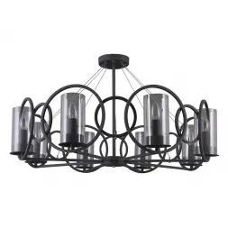 Потолочная люстра Lumien Hall Олави 3302/8P-SBK-CL