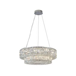 Подвесная люстра Newport 8450+18/S chrome М0070078