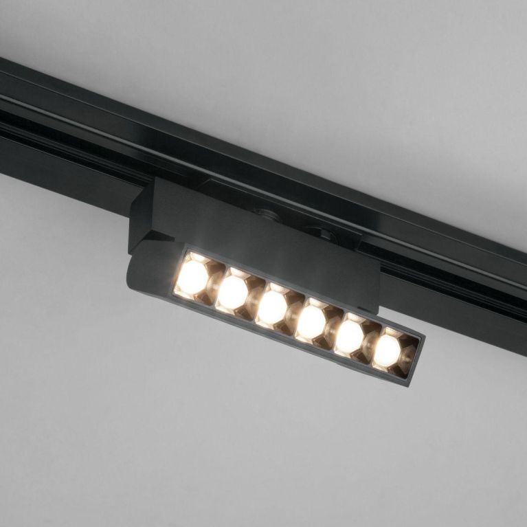 Трековый светодиодный светильник Elektrostandard Garda 85017/01 черный a057439