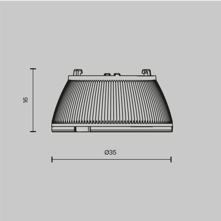 Линза для светильников 10Вт 36° Maytoni Dip Lens003D35-10W