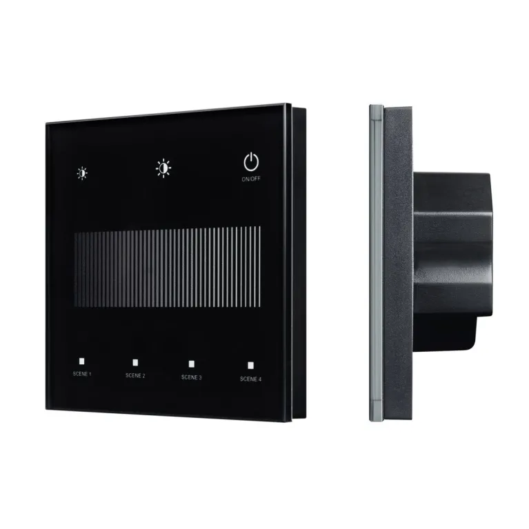 Сенсорная панель Arlight SMART-DALI-301-11-1G-4SC-DIM-IN Black (BUS/24V, Touch, 2.4G) 046547