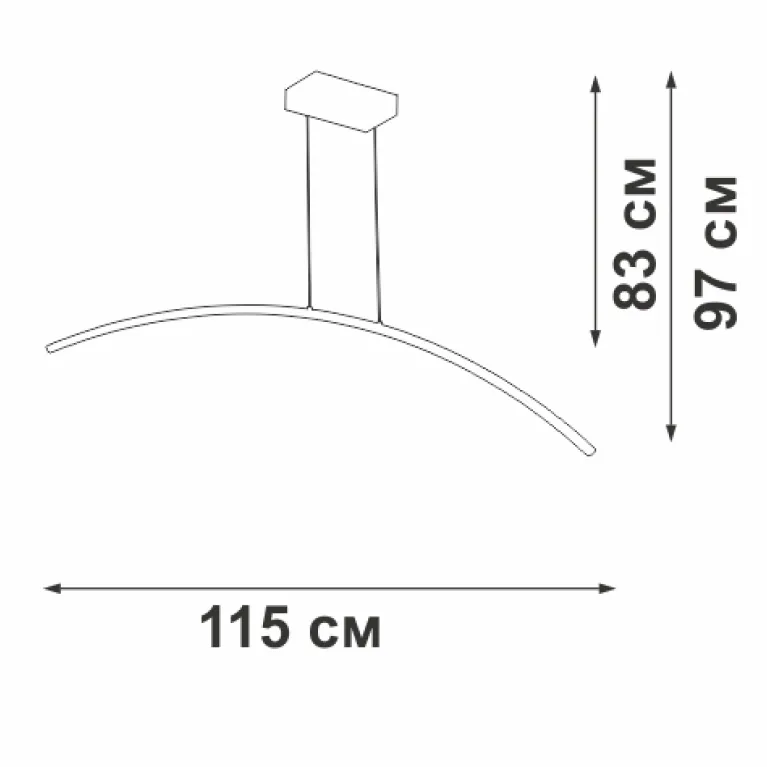 Подвесной светильник Vitaluce V2709-1/1S Подвесной светильник Vitaluce V2709-1/1S