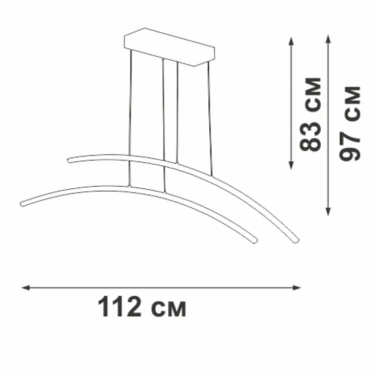 Подвесной светильник Vitaluce V2709-1/2S Подвесной светильник Vitaluce V2709-1/2S