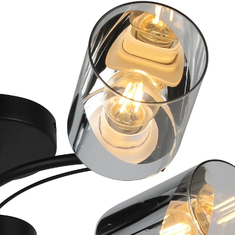 Люстра на штанге Illumico IL8208-6COU-79 BK CR Iola