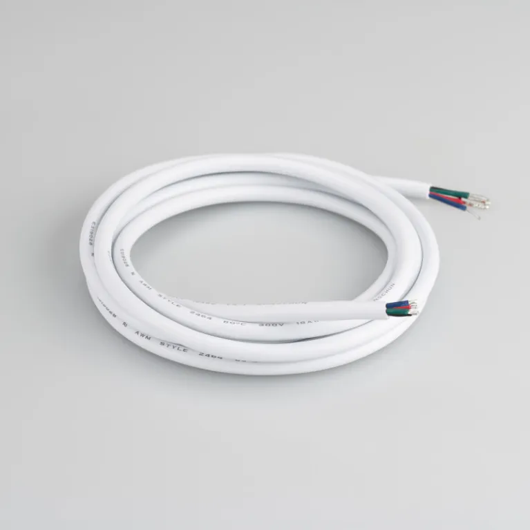 Провод питания Arlight ARL-Moonlight-20AWG-4W-D6-CU-2000 White 028125