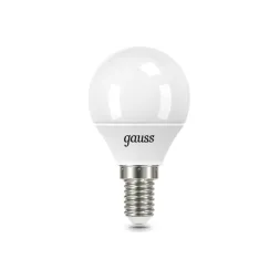 Лампа светодиодная Gauss E14 6,5W 6500K матовая 105101307