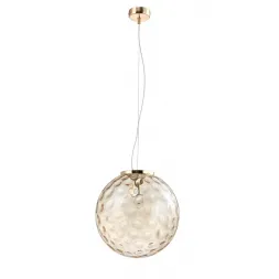 Подвесной светильник Crystal Lux MAYO SP1 D300 GOLD/AMBER