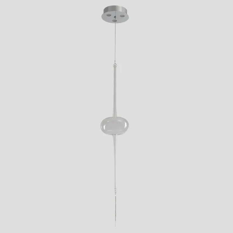 Подвесной светильник Crystal Lux GLASS SP3W LED CHROME