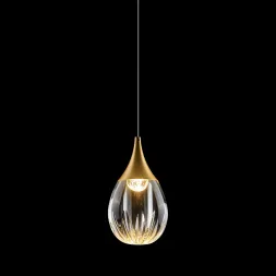 Подвесной светильник Delight Collection Stilla MD24001004-1A gold/clear