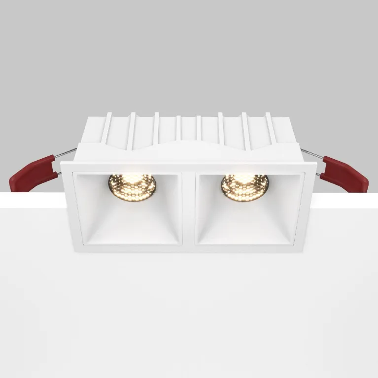 Встраиваемый светильник Maytoni Technical Alfa LED DL043-02-10W3K-SQ-W