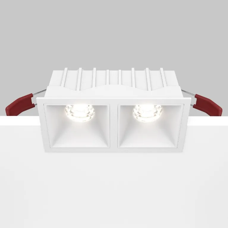 Встраиваемый светильник Maytoni Technical Alfa LED DL043-02-10W4K-SQ-W