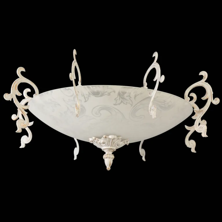 Потолочная люстра Natali Kovaltseva GRAND II 11370/3C WHITE GOLD