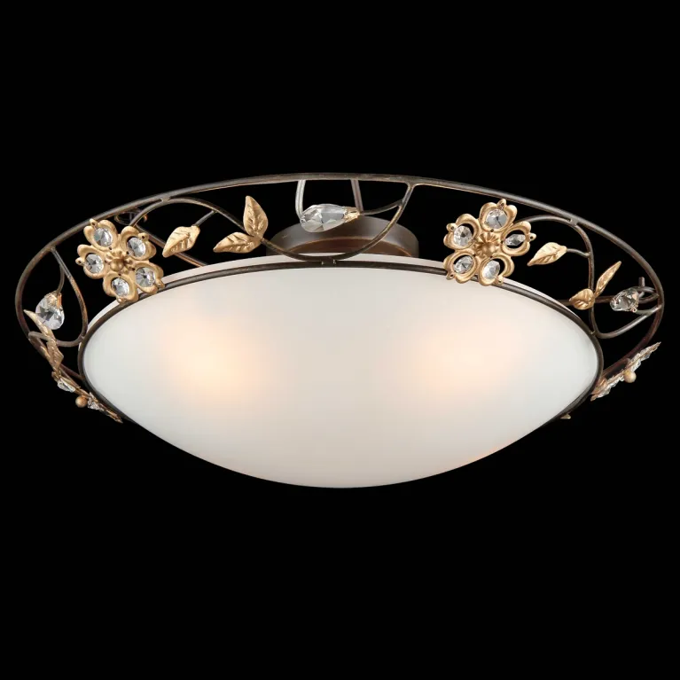 Потолочная люстра Natali Kovaltseva Diana 10434/4C BRASS