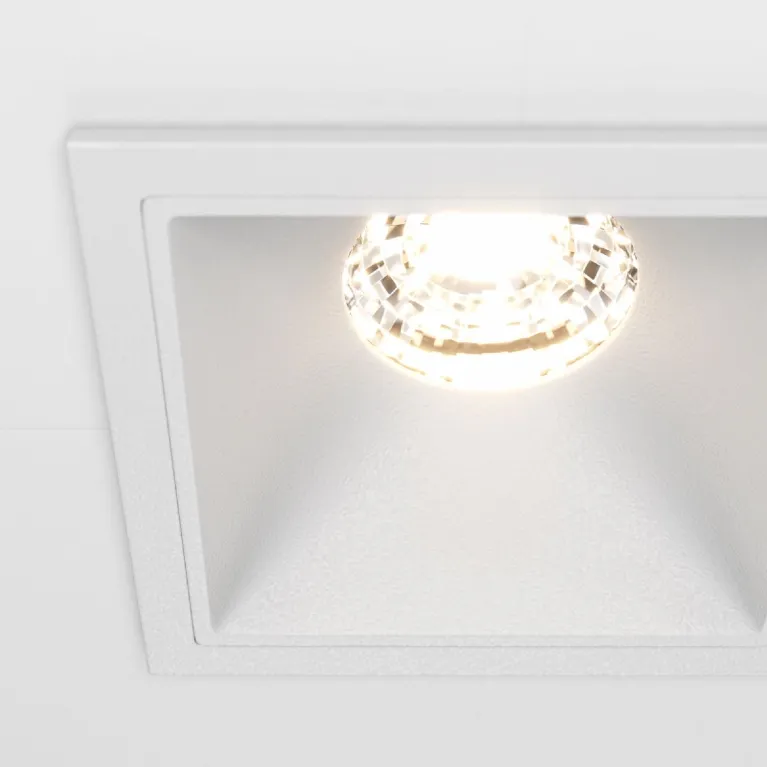 Встраиваемый светильник Maytoni Technical Alfa LED DL043-01-10W3K-SQ-W