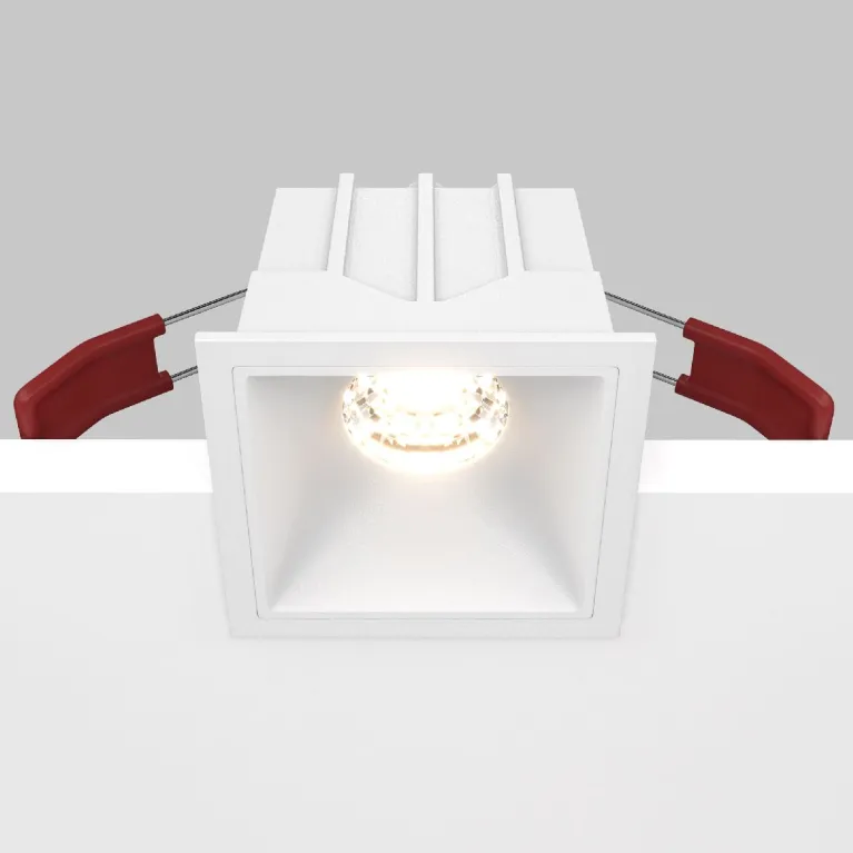 Встраиваемый светильник Maytoni Technical Alfa LED DL043-01-10W3K-SQ-W