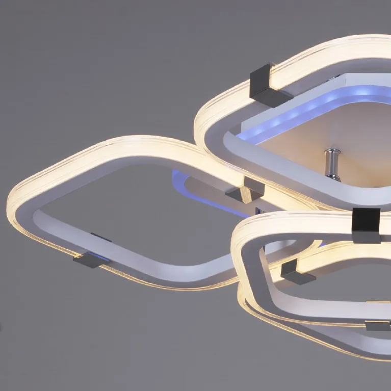 Потолочная люстра Reluce 06321-3.3-05 WH+CR (RGB)