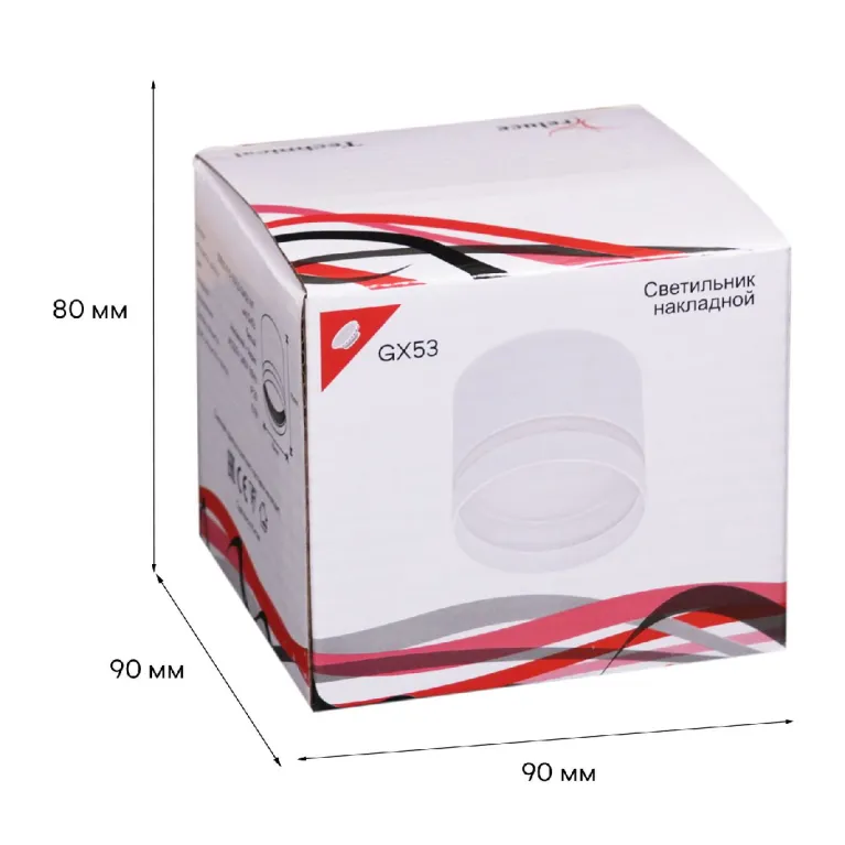 Накладной светильник Reluce 53001-9.5-001LD GX53 WT
