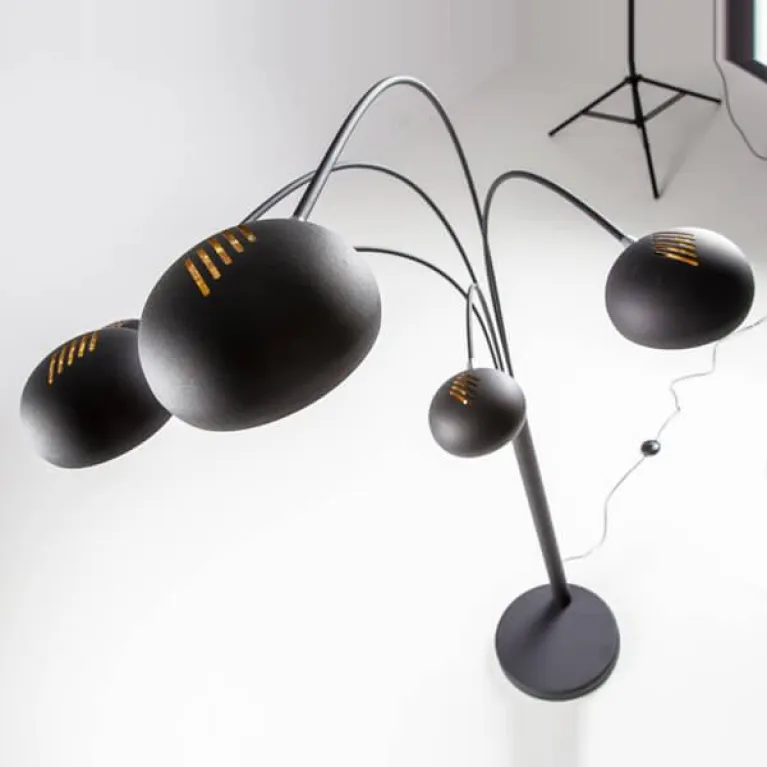 Торшер Zumaline Branca TS-5805-BKGO