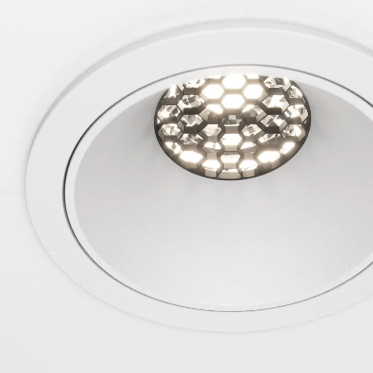 Встраиваемый светильник Maytoni Technical Alfa LED DL043-01-10W4K-RD-W