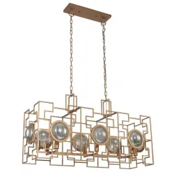 Подвесная люстра Crystal Lux Cuento SP8 L900 Gold