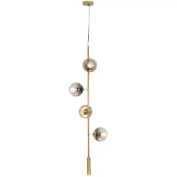 Подвесная люстра iLamp Artis 8149P/4A BR-SM