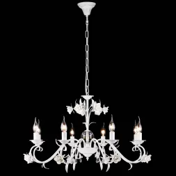 Подвесная люстра Natali Kovaltseva JENNIFER 11394/8C WHITE GOLD