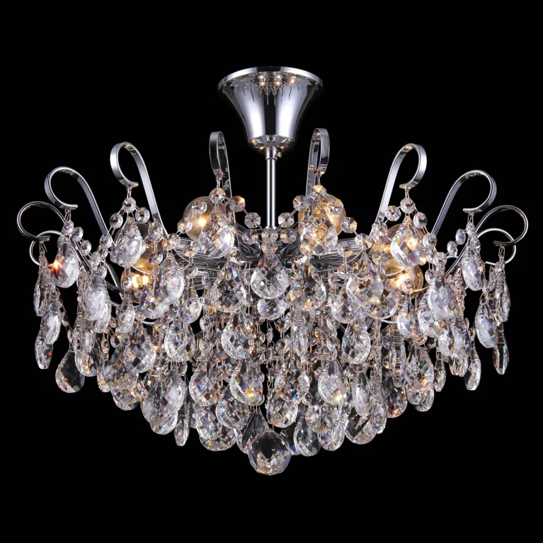 Потолочная люстра Natali Kovaltseva HAPPY DIAMONDS I 11546/8C CHROME